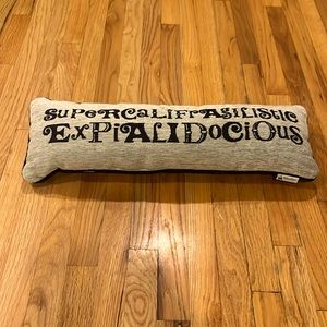 Disney Parks Mary Poppins Accent Throw Pillow SupercalifragilisticExpialidocious